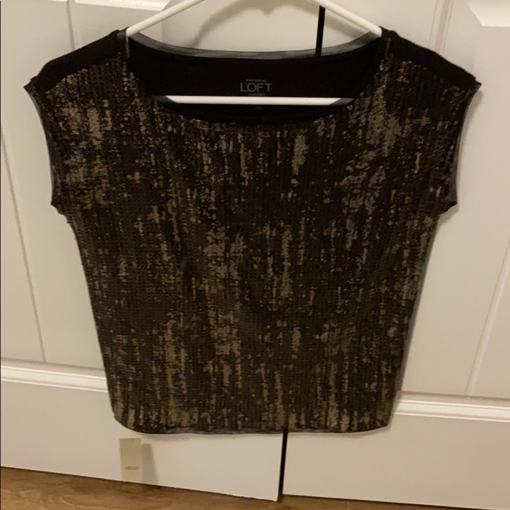 Loft cap sleeve top